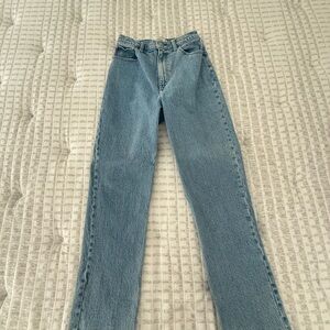 Abercrombie & Fitch High Rise Blue Jeans Timeless Style